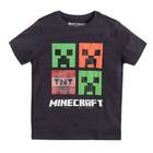 Cool Club, T-shirt chłopięcy, szary, Minecraft