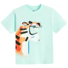 Cool Club, T-shirt chłopięcy, turkusowy