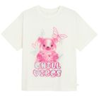 Cool Club, T-shirt dziewczęcy, biały