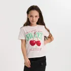 Cool Club, T-shirt dziewczęcy, biały