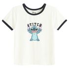 Cool Club, T-shirt dziewczęcy, biały, Lilo i Stitch