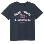 Cool Club, T-shirt dziewczęcy, granatowy