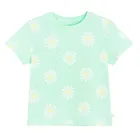 Cool Club, T-shirt dziewczęcy, miętowy