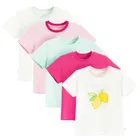 Cool Club, T-shirt dziewczęcy, mix, zestaw, 5 szt.