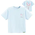 Cool Club, T-shirt dziewczęcy, oversize, niebieski, Pokemon