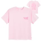 Cool Club, T-shirt dziewczęcy, oversize, różowy