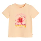 Cool Club, T-shirt dziewczęcy, pomarańczowy