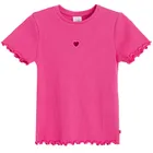 Cool Club, T-shirt dziewczęcy, prążkowany, różowy