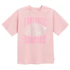 Cool Club, T-shirt dziewczęcy, różowy