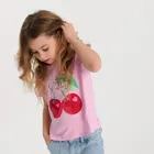 Cool Club, T-shirt dziewczęcy, różowy