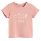 Cool Club, T-shirt dziewczęcy, różowy