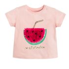 Cool Club, T-shirt dziewczęcy, różowy, arbuz