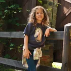 Cool Club, T-shirt dziewczęcy, szary