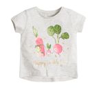 Cool Club, T-shirt dziewczęcy, szary, Happy with You