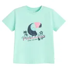 Cool Club, T-shirt dziewczęcy, turkusowy
