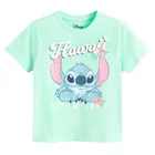 Cool Club, T-shirt dziewczęcy, turkusowy, Lilo i Stitch