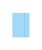 CoolPack, brulion A5 z gumką, 80 kartek, linia, Pastel Powder Blue, 1 szt.