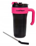 CoolPack, Coffee Mug Jumbo, kubek termiczny, Pink Black, 860 ml