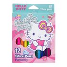 CoolPack, Hello Kitty, Pink, flamastry, 12 kolorów