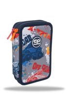 CoolPack, Jumper 2, piórnik 2-komorowy, z wyposażeniem, Offroad