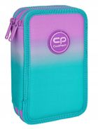 CoolPack, Jumper 2, piórnik rozkładany, podwójny, z wyposażeniem, Gradient Blueberry