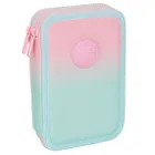 CoolPack, Jumper 2, piórnik rozkładany, podwójny, z wyposażeniem, Gradient Strawberry