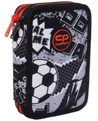 CoolPack, Jumper 2, piórnik rozkładany, podwójny, z wyposażeniem, Grey Ball