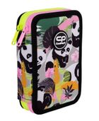 CoolPack, Jumper 2, piórnik rozkładany, podwójny, z wyposażeniem, Panda Gang