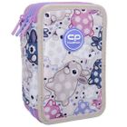 CoolPack, Jumper 3, piórnik rozkładany, potrójny, z wyposażeniem, White Bunny