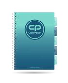 CoolPack, kołozeszyt A4, 100 kartek, kratka, Gradient Blue Lagoon, 1 szt.