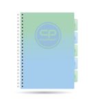 CoolPack, kołozeszyt A4, 100 kartek, kratka, Gradient Mojito, 1 szt.