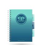 CoolPack, kołozeszyt A5, 100 kartek, kratka, Gradient Blue Lagoon, 1 szt.