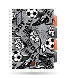 CoolPack, kołozeszyt A5, 100 kartek, kratka, Grey Ball, 1 szt.