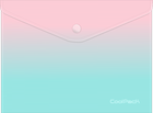 CoolPack, koperta na dokumenty na zatrzask, Gradient Strawberry, 1 szt.