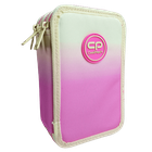 CoolPack, piórnik potrójny z wyposażeniem, Jumper 3 Gradient, peach brzoskwiniowy