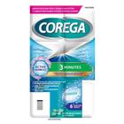 Corega, Tabs 3, minutowa tabletka czyszcząca do protez zębowych, 6 szt.