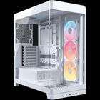 Corsair, Obudowa komputerowa, FRAME 4500X LX-R RGB Biała Mid Tower ATX