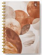 Cozywood, kołonotatnik ozdobny, B5, 160 kartek, kratka, Planety