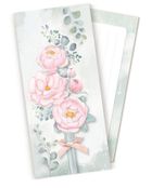 Cozywood, koperta upominkowa, Pop-Up, Różowe piwonie