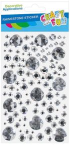 Craft With Fun, ozdoby dekoracyjne, samoprzylepne kryształki, diamenty