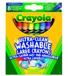 Crayola, kredki świecowe, zmywalne, 8 szt.