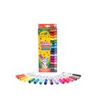 Crayola, mini flamastry ze stempelkami, emoji, 16 szt.