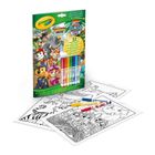 Crayola, Psi Patrol, kolorowanka z łamigłówkami i flamastrami