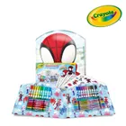 Crayola, Spidey i super-kumple, zestaw artystyczny z kolorowankami, flamastrami, kredkami, naklejkami, 40 elementów
