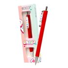 Cresco, Block, długopis z koralikami, w etui, love, czerwony
