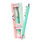 Cresco, Block, długopis z koralikami, w etui, smile, zielony