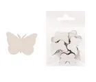 Cresco, dekoracja drewniana, motyl duży, 12 szt.