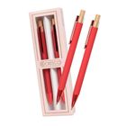 Cresco, Dyplomat, długopis + ołówek w pudełku, czerwony