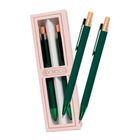 Cresco, Dyplomat, długopis + ołówek w pudełku, zielony