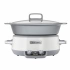 Crock-Pot, Wolnowar CSC027X, biały, 6 l